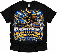 Northwest Vikings Homecoming 2026 NCTA T-shirt in Black