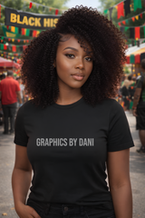 Black History Festival T-Shirt Mockup – Black Shirt | High-Quality Lifestyle Mockup