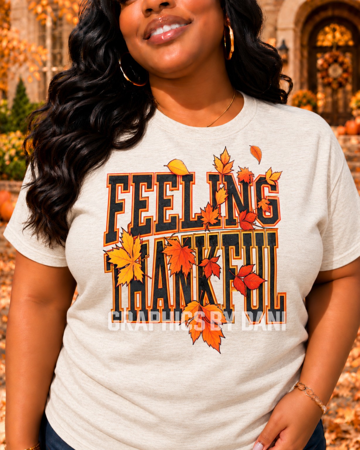 Feeling Thankful shirt mockup