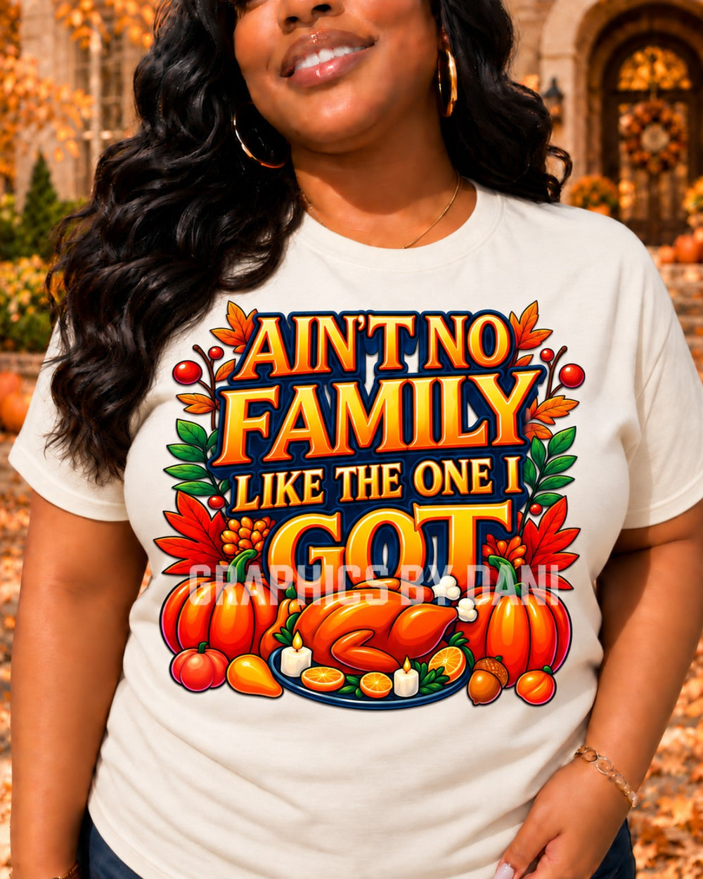 Ain’t No Family Like the One I Got shirt mockup