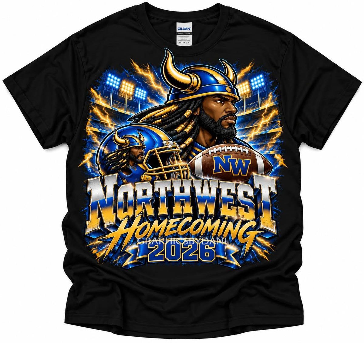 Northwest Vikings Homecoming 2026 NCTA T-shirt in Black