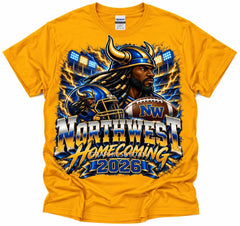 Northwest Vikings Homecoming 2026 NCTA T-shirt in Gold