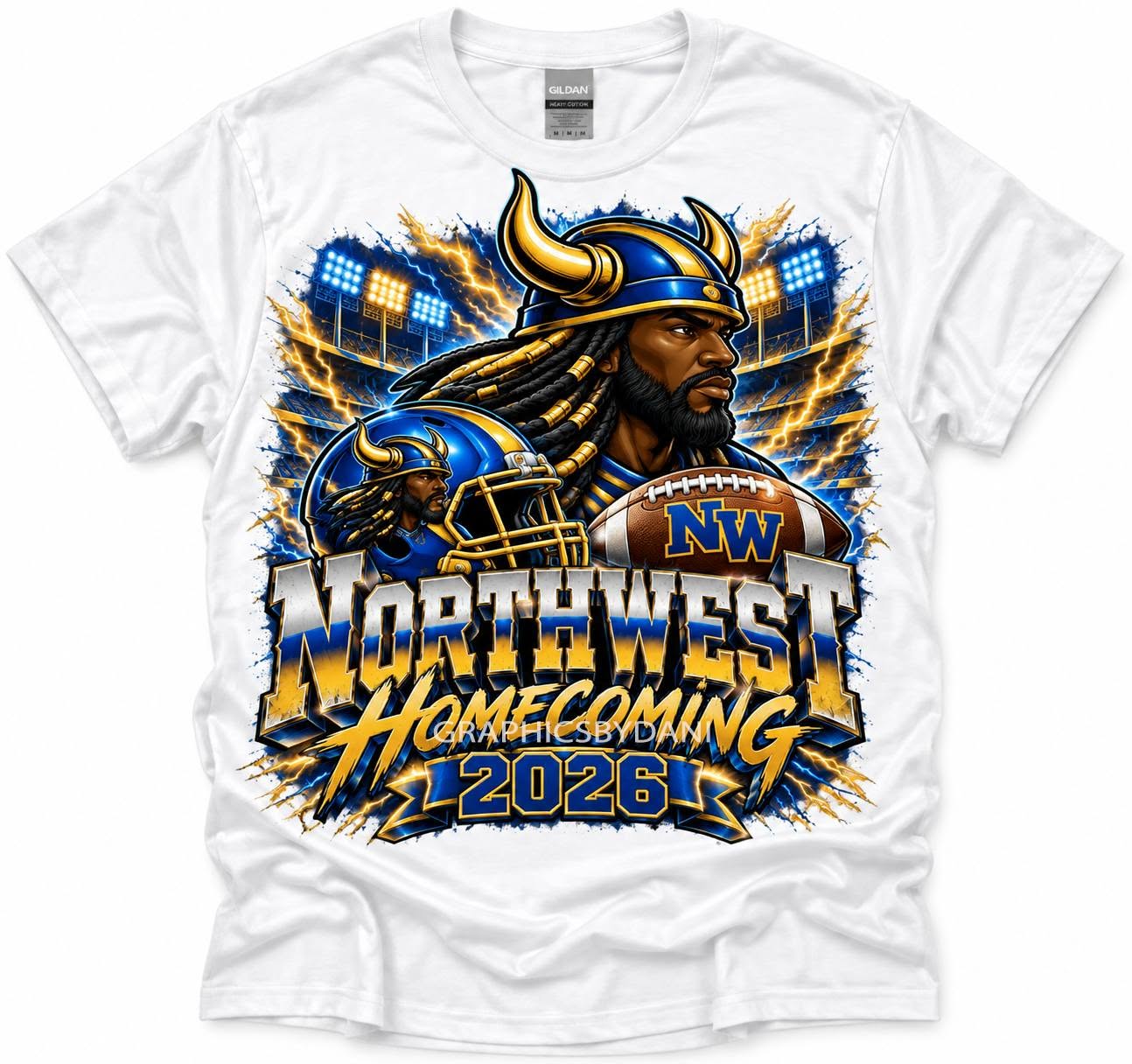 Northwest Vikings Homecoming 2026 NCTA T-shirt in White